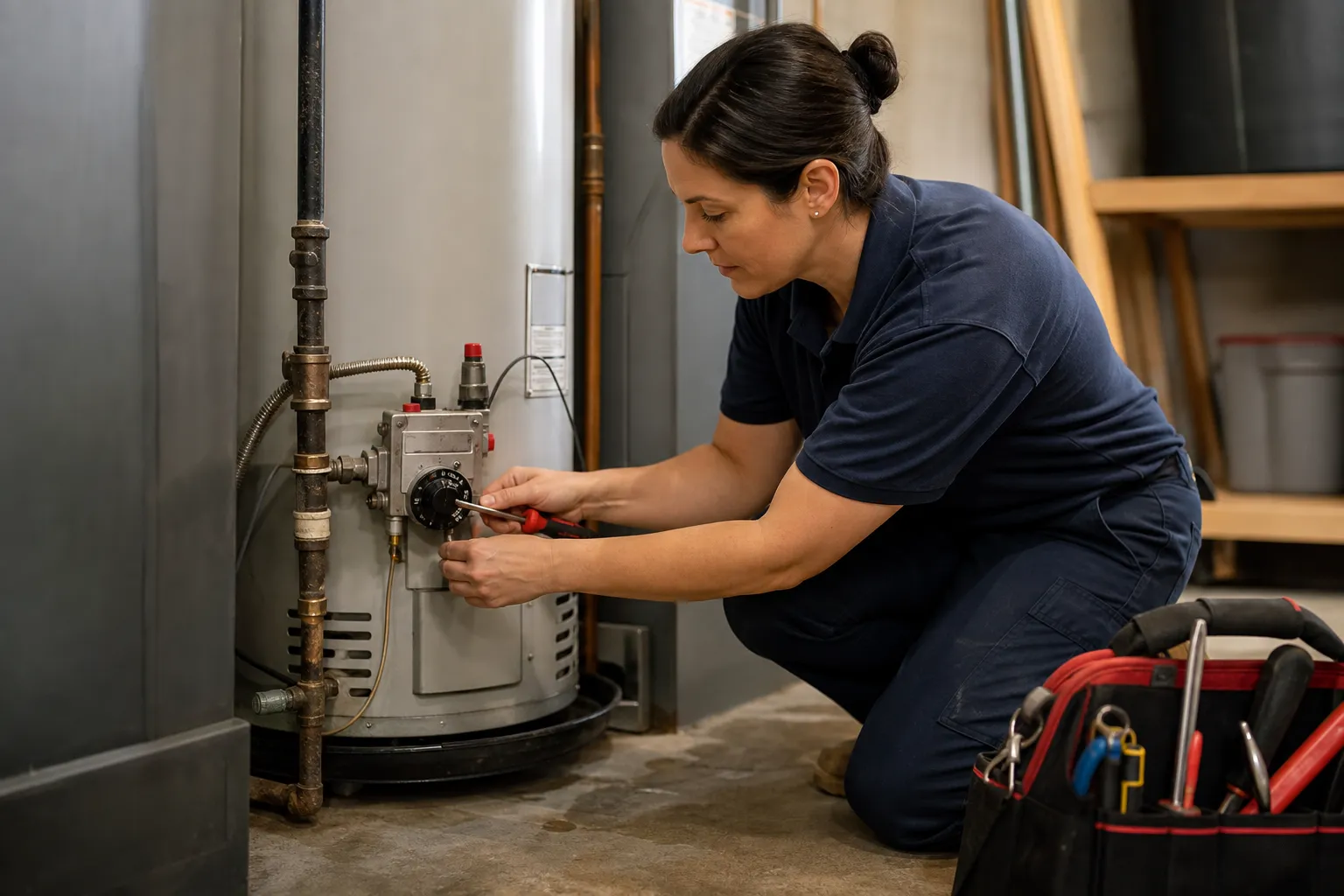 Restore safe, steady hot water