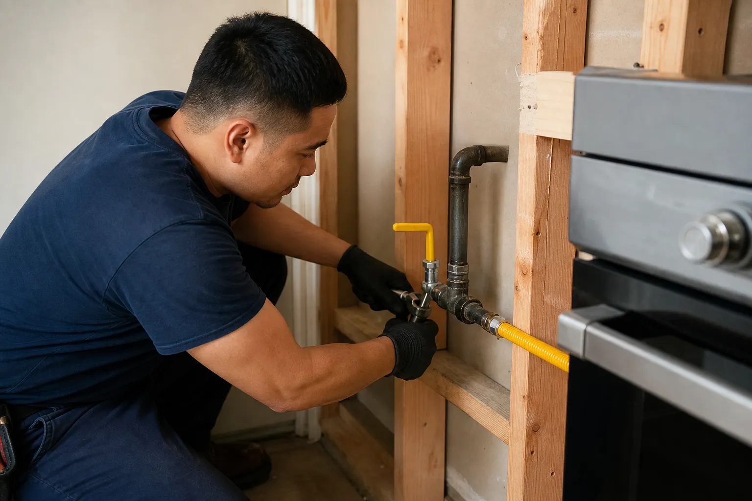 Safe gas lines for new appliances and upgrades