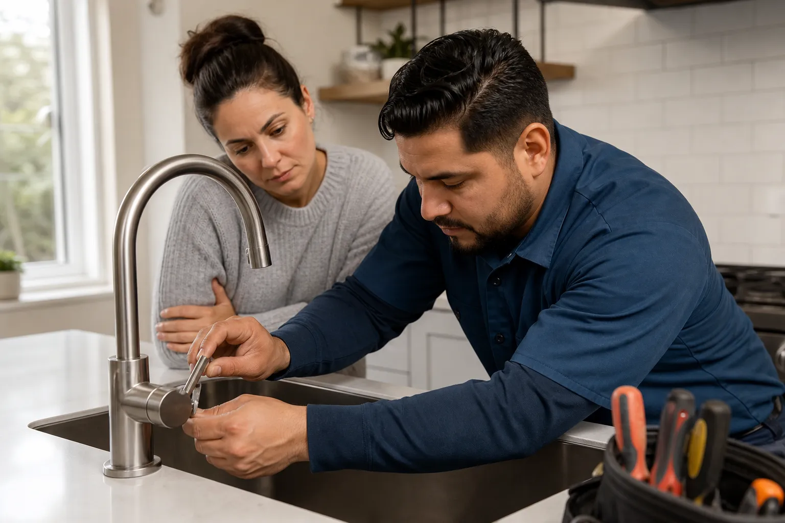 Stop the wobble at the sink