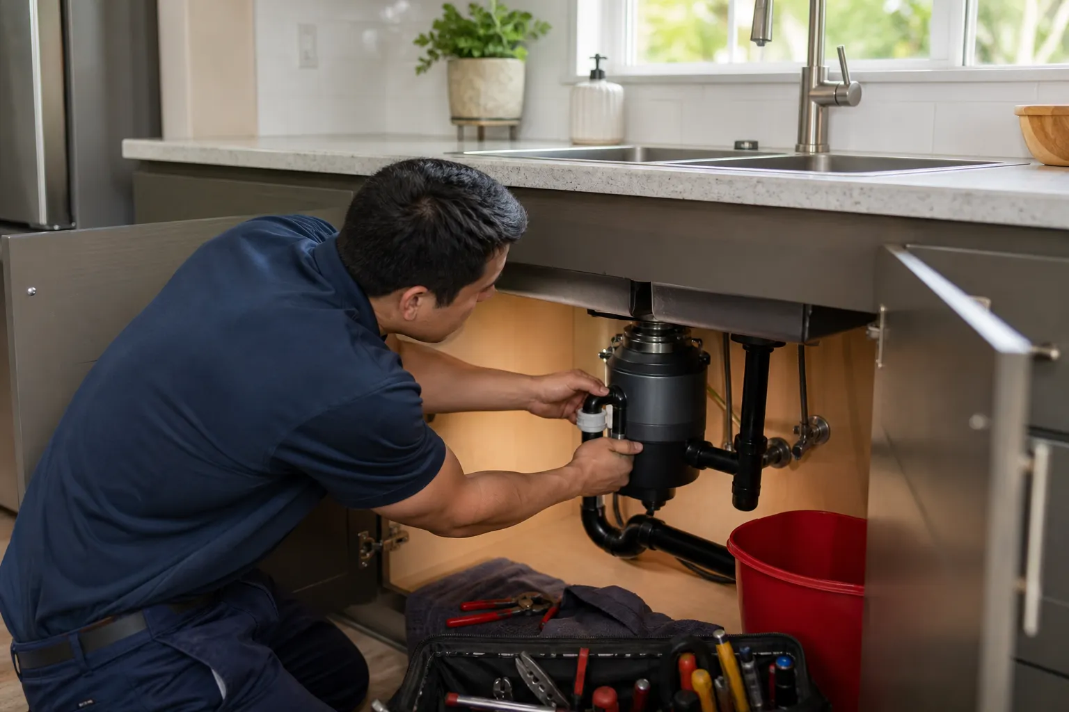 Drain connection repair