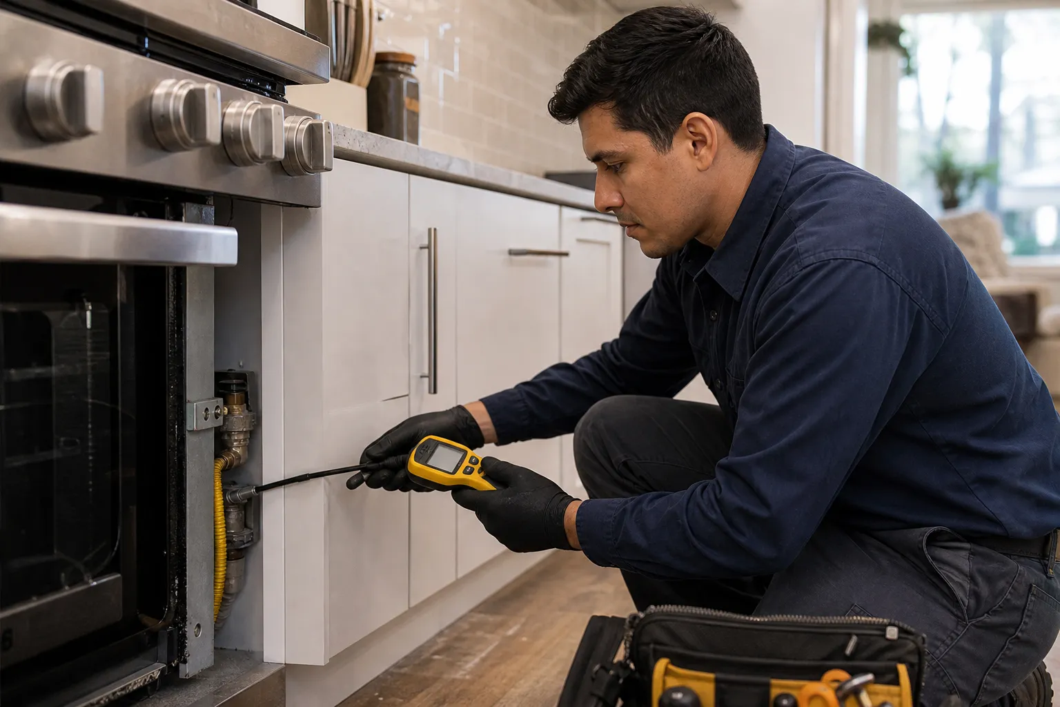Find the source of a gas leak