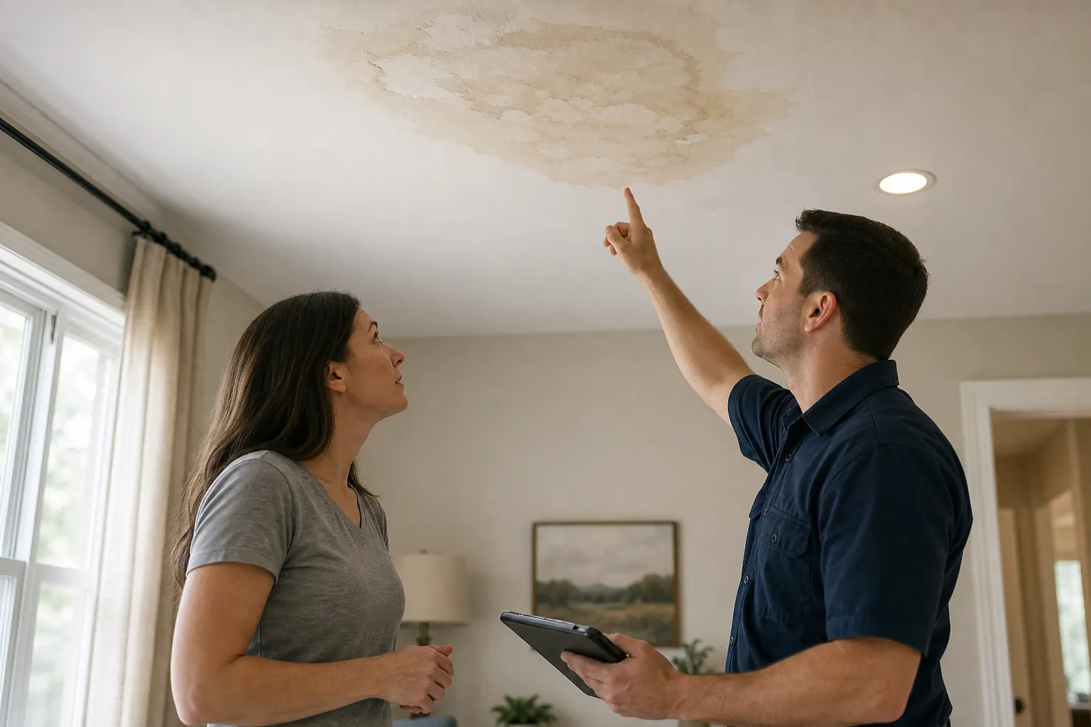 Don’t ignore water stains