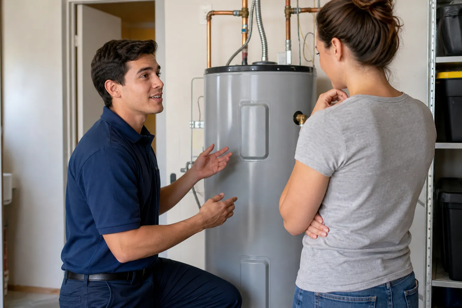 Reliable electric hot water starts here