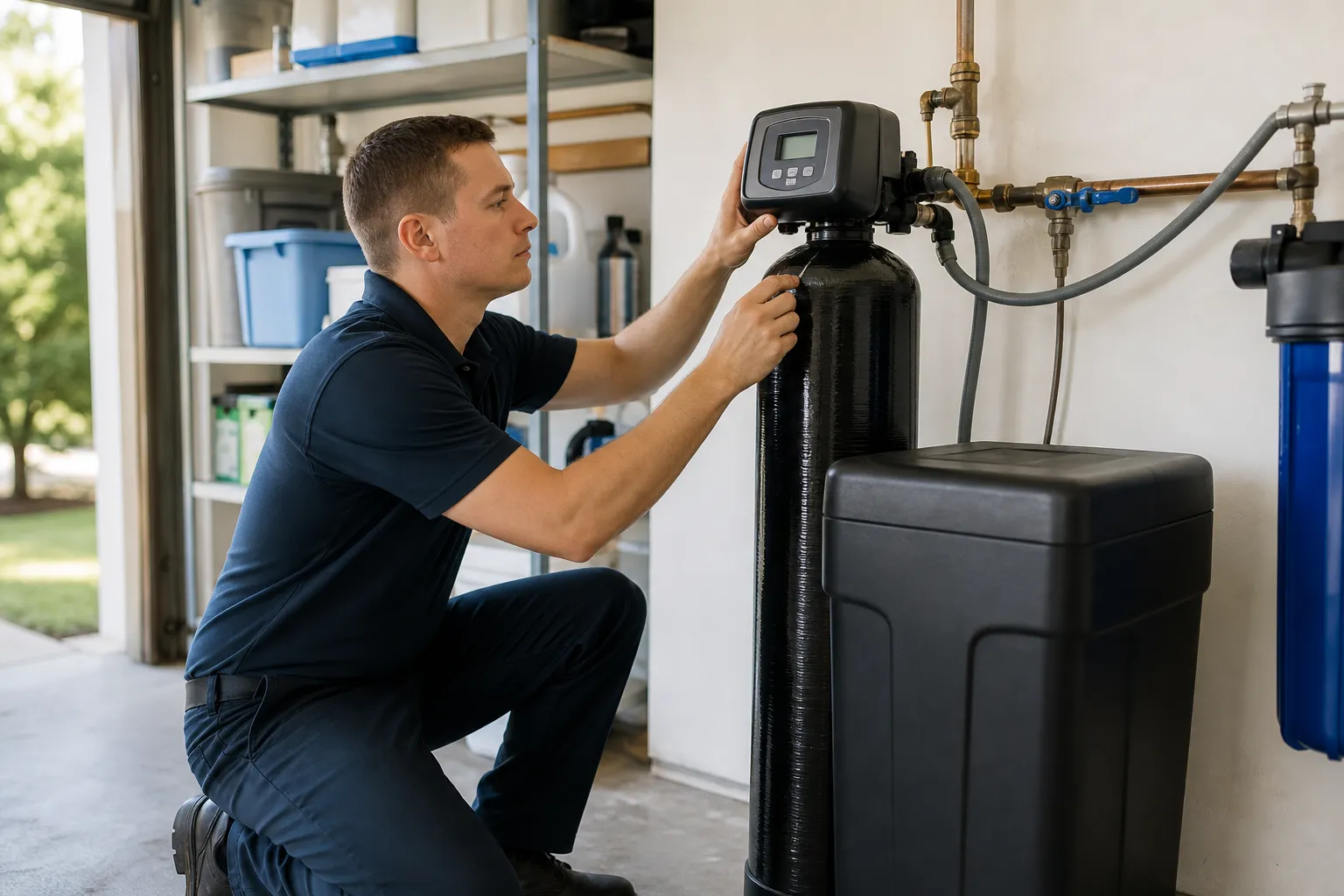 Water softener not regenerating