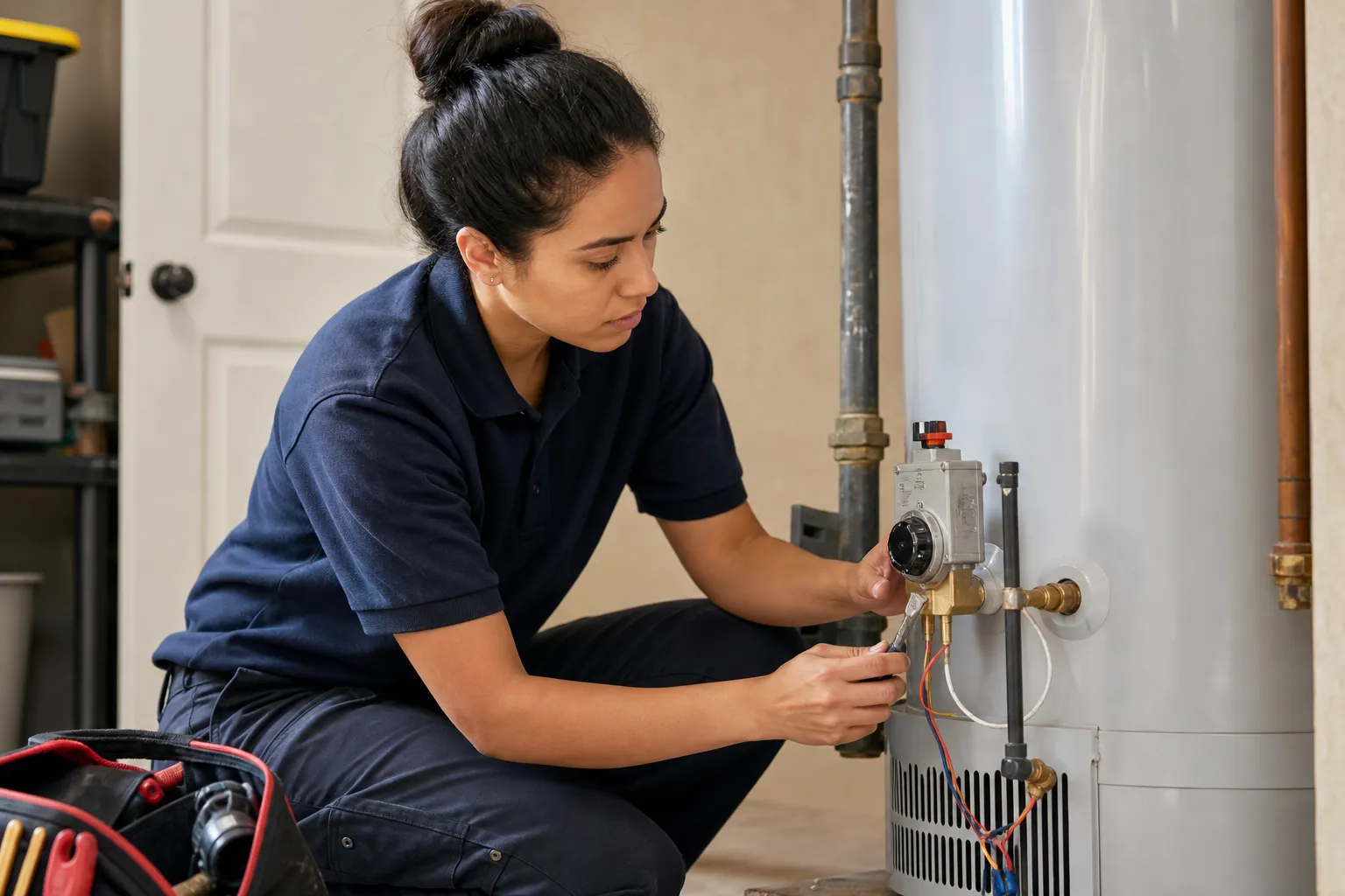 Gas control valve repair