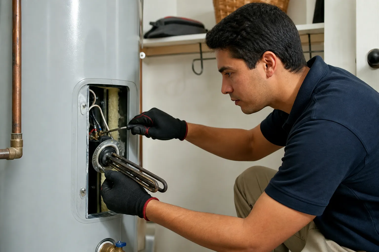 Restore hot water fast