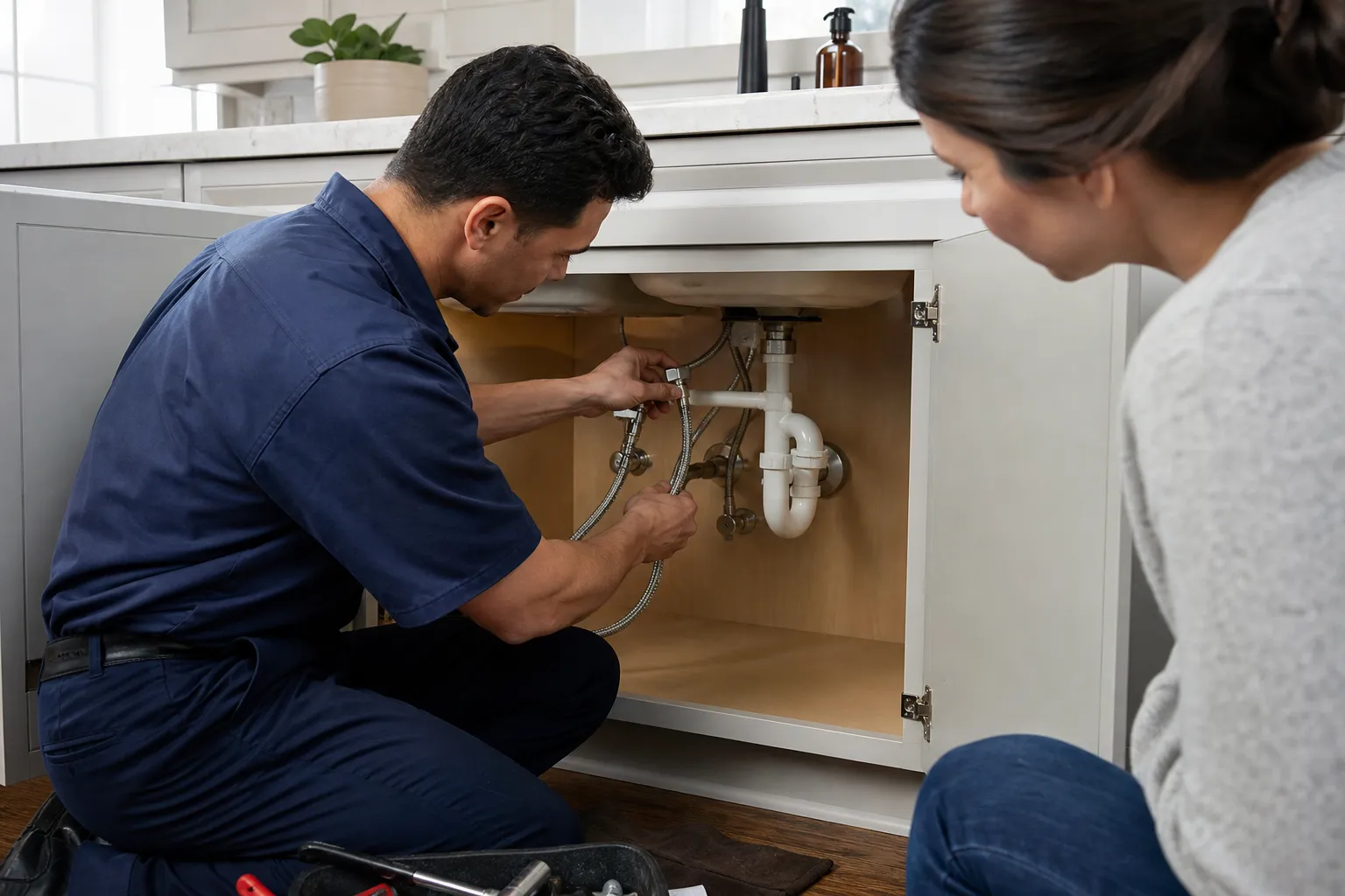 Replace worn fixture supply lines