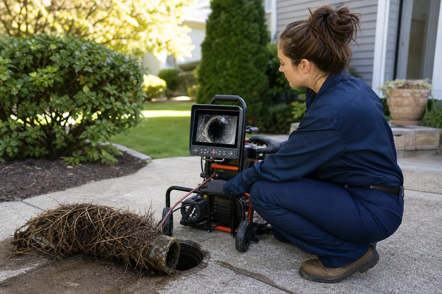 Clear help for root-clogged sewer lines