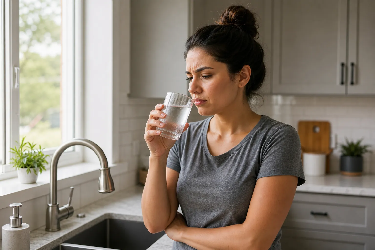 Bad-tasting water