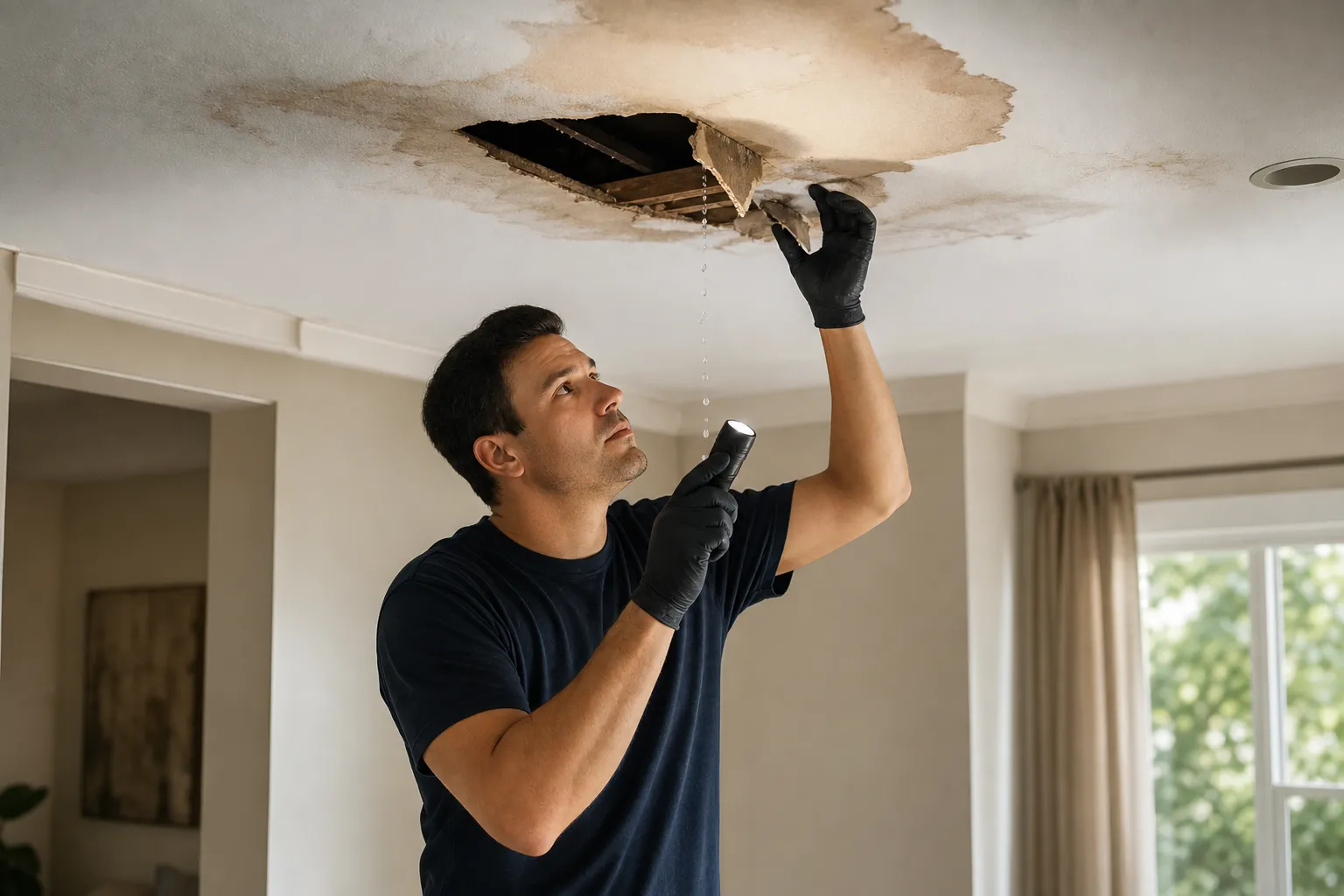 Stop ceiling leaks at the source
