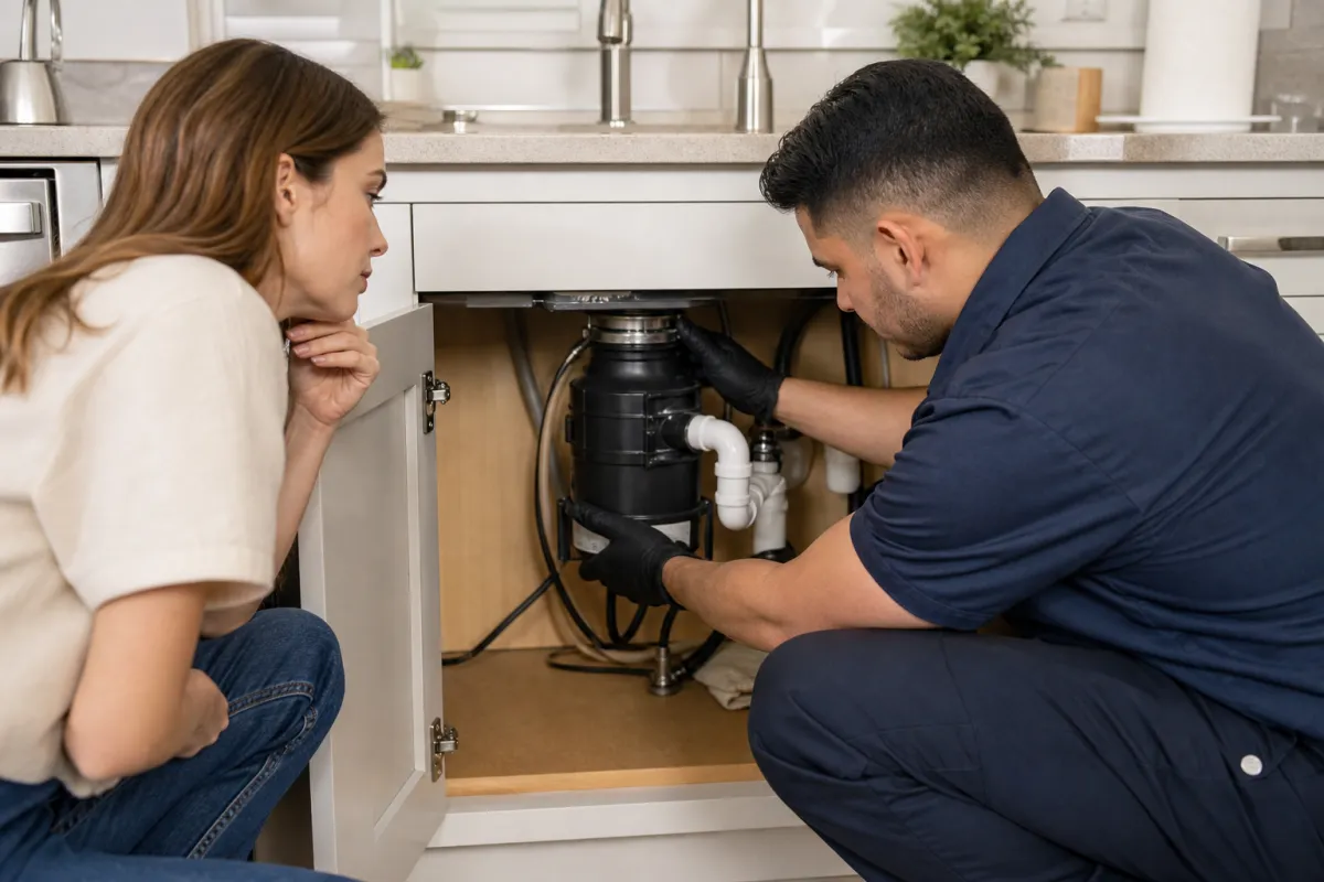 Get garbage disposal problems handled fast