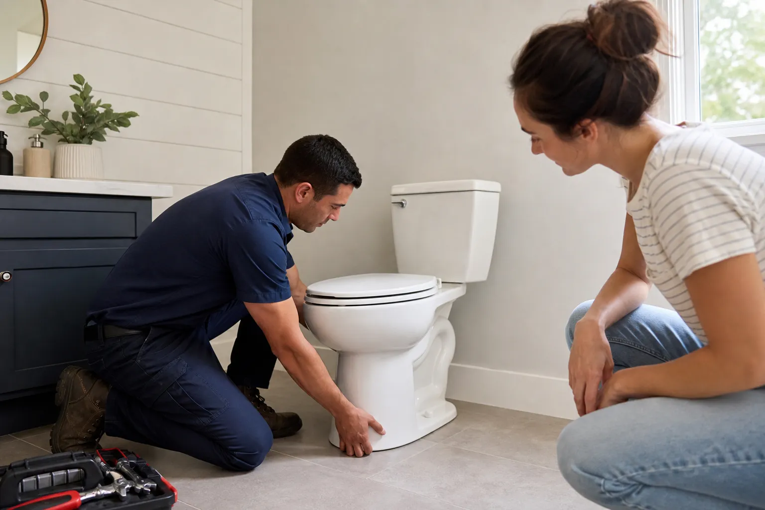 Toilet installation