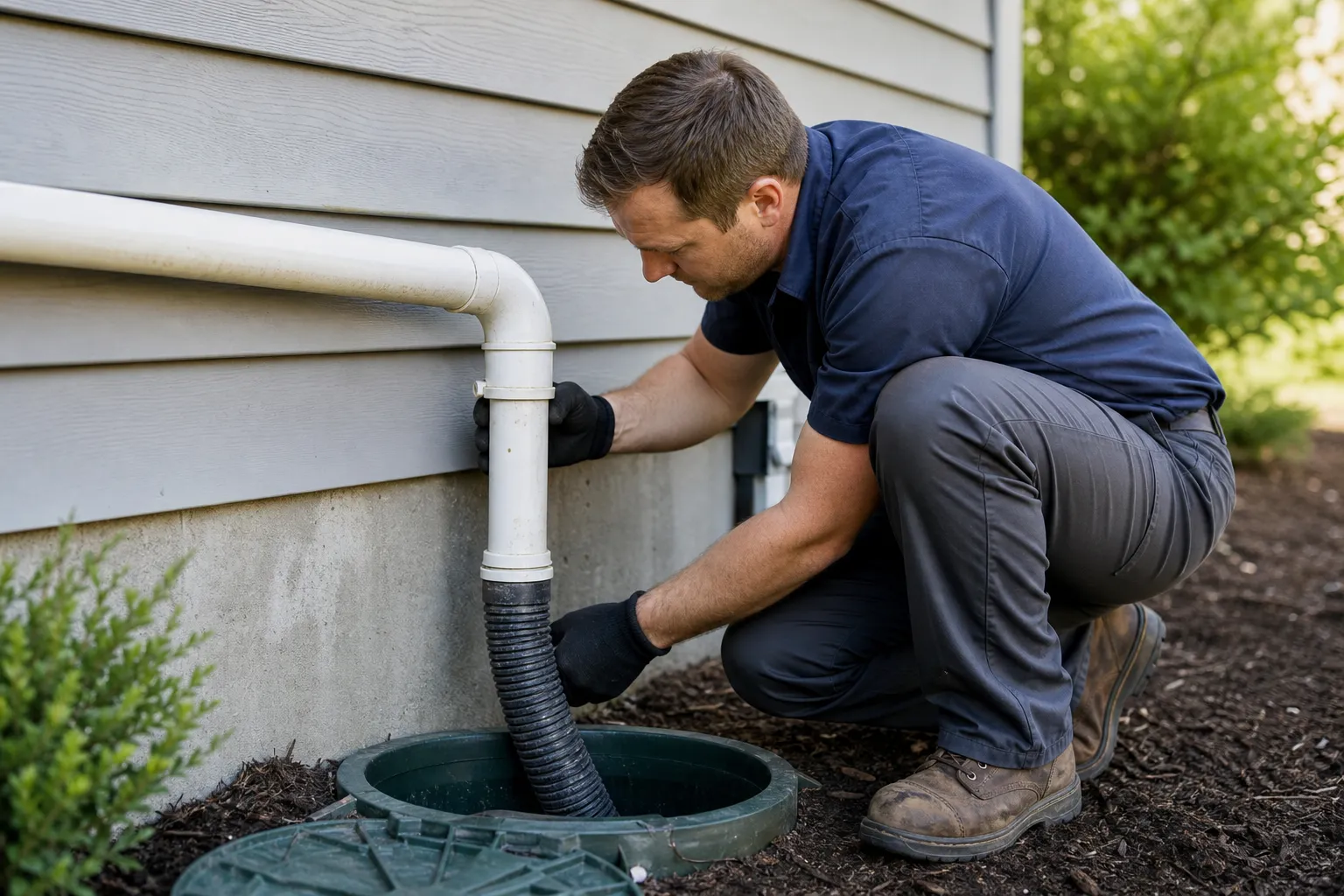 Fix the line that sends water out