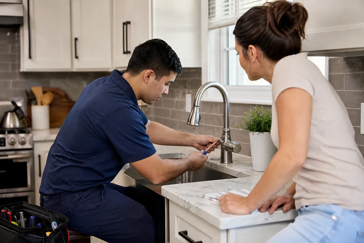 Fix the faucet before it gets worse