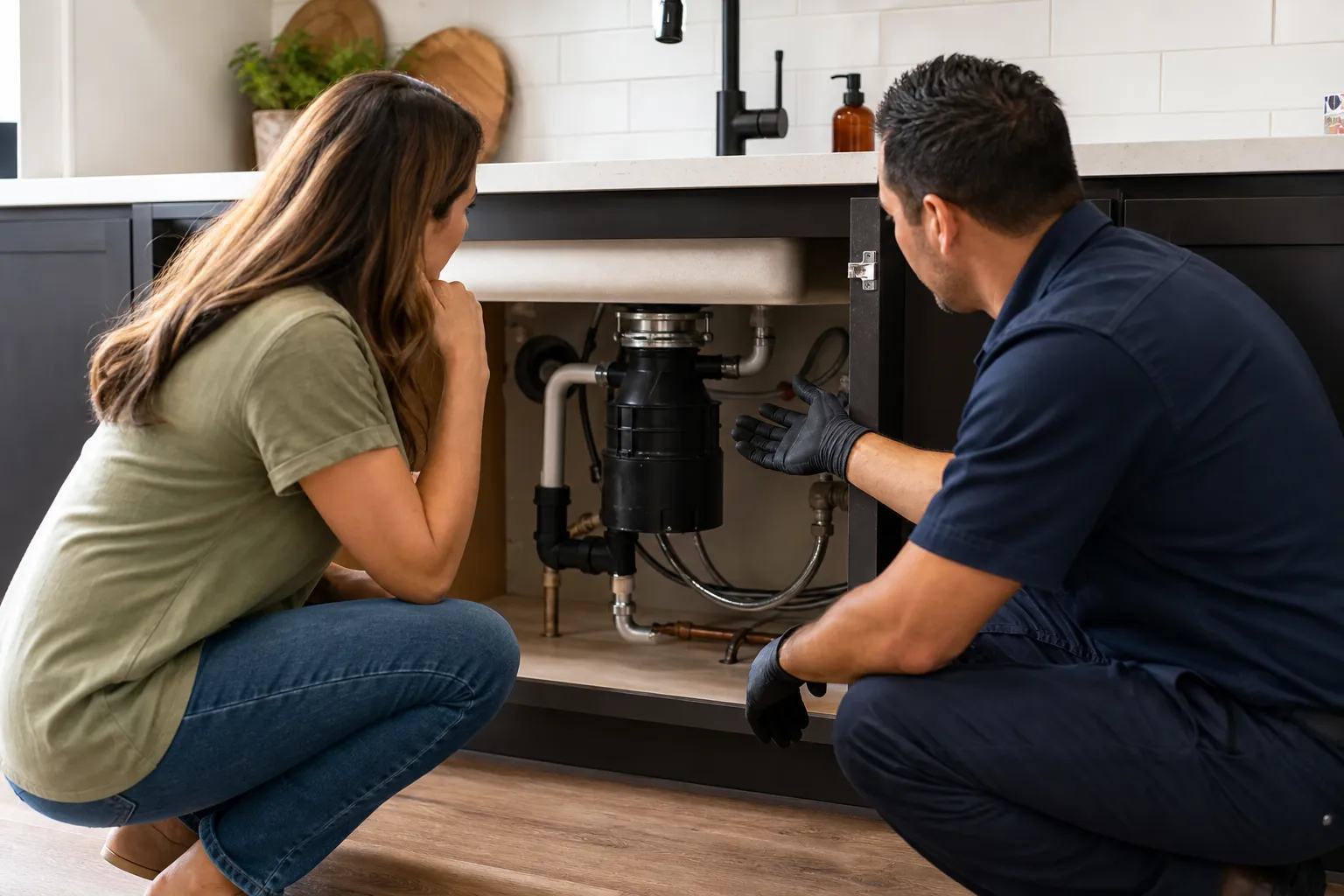 Help for a jammed garbage disposal