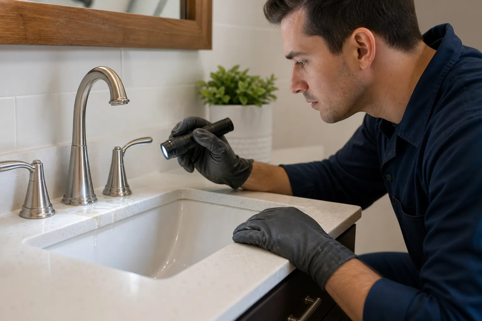 Faucet leaking at base