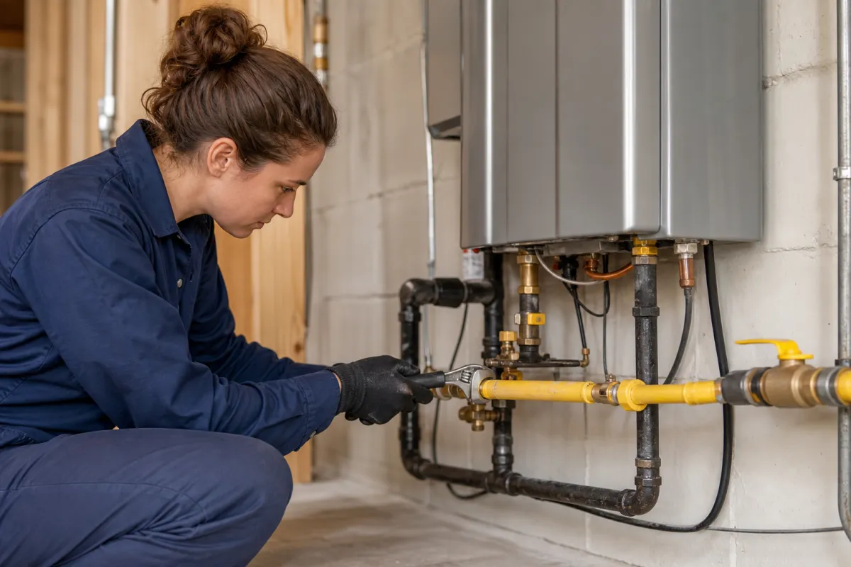 When gas line trouble needs fast help