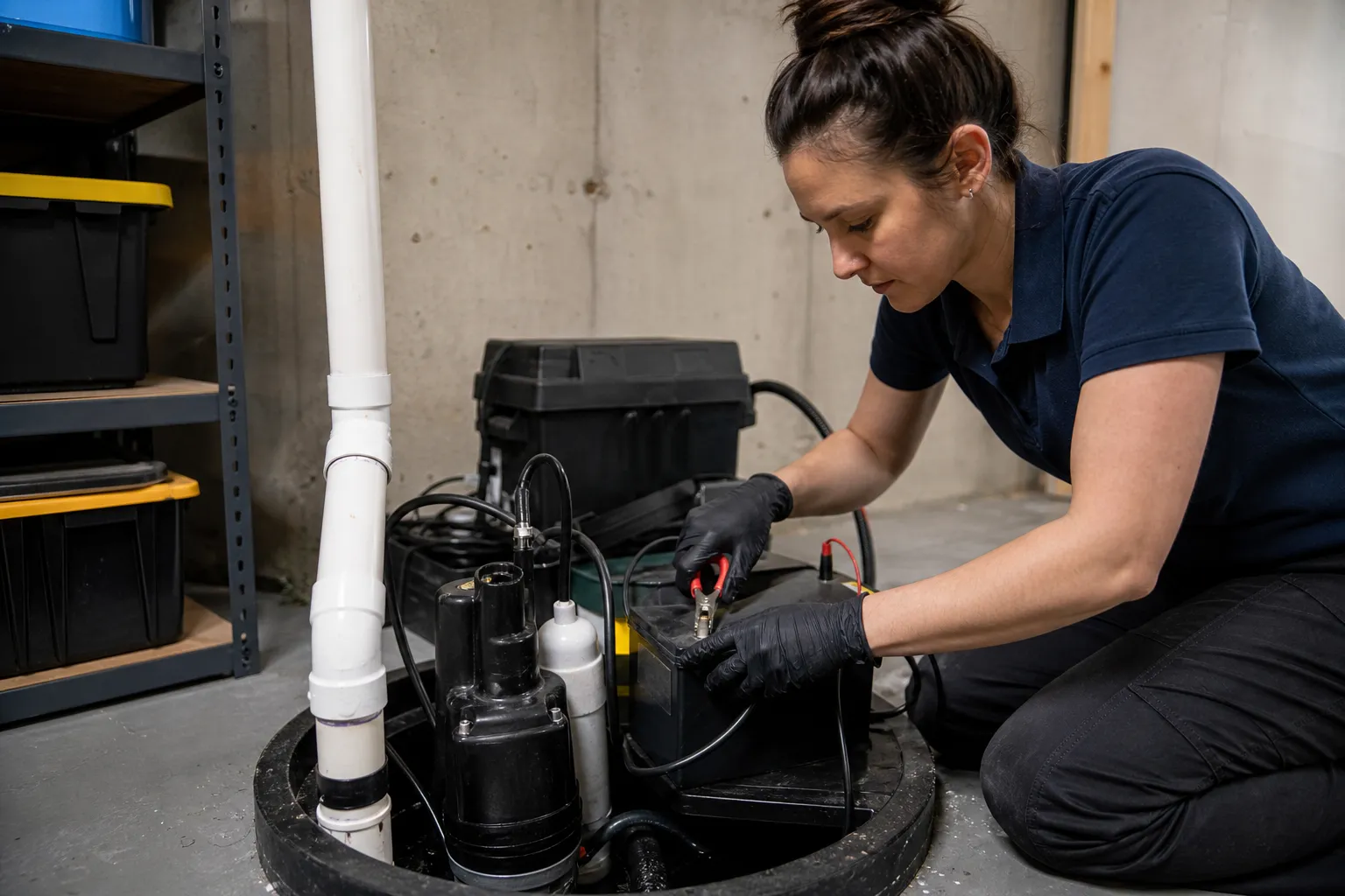 Backup sump pump help that gets ahead of flooding