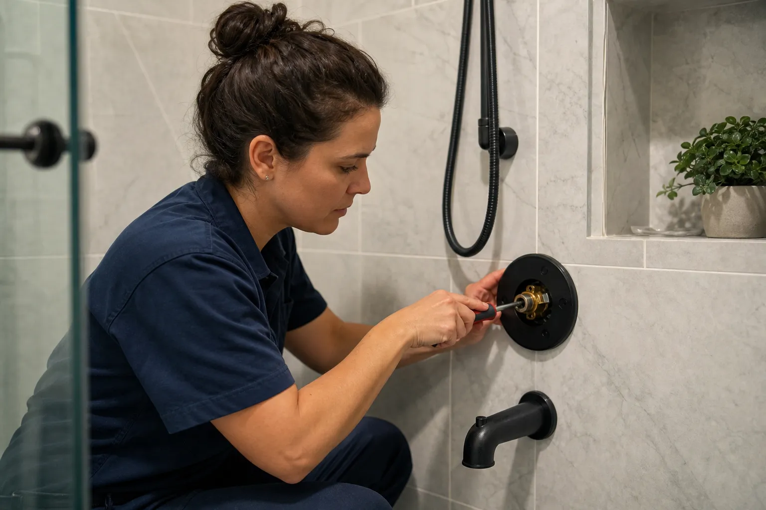 Shower valve repair