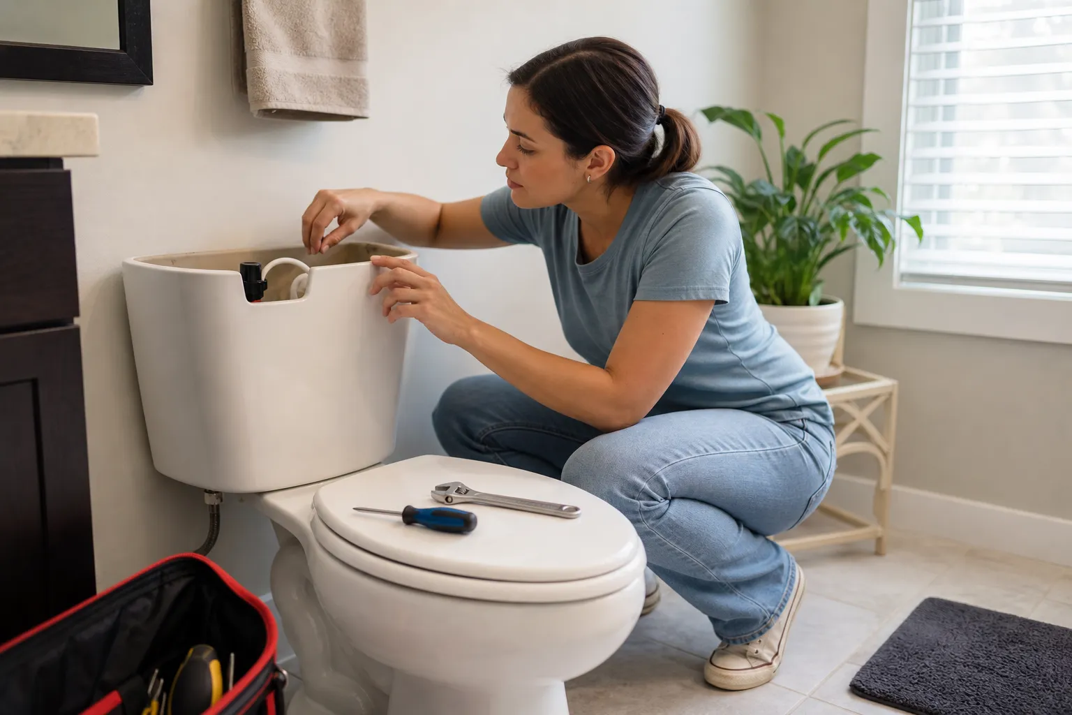 Running toilet