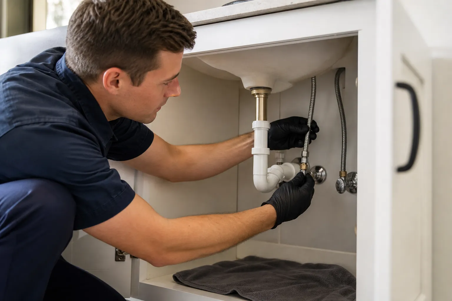 Fixture supply line replacement