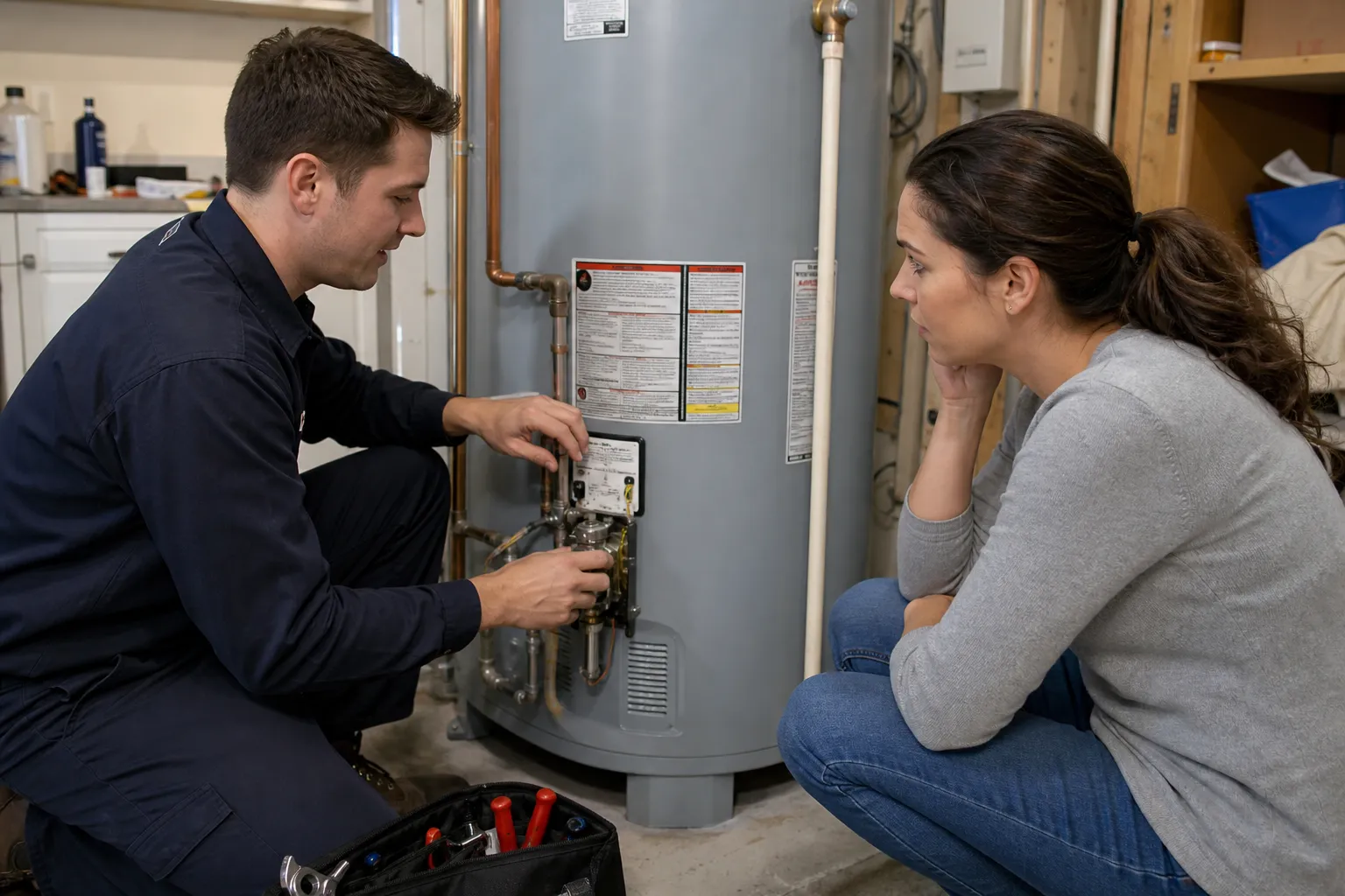 Help when the hot water stops