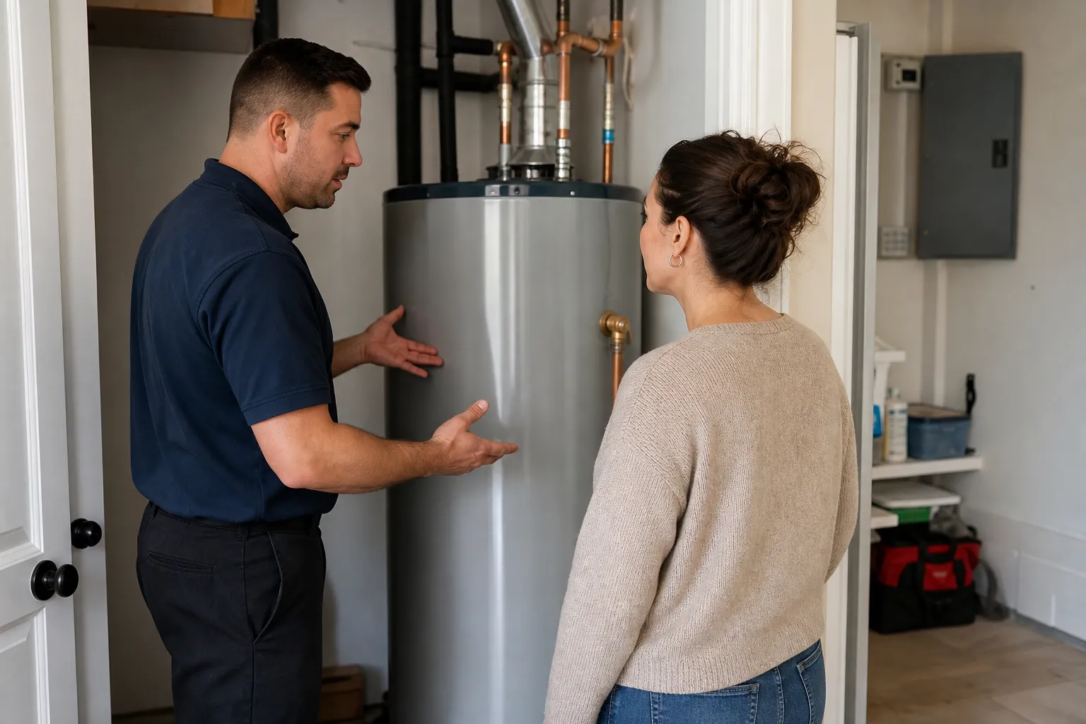 Replace a failing water heater
