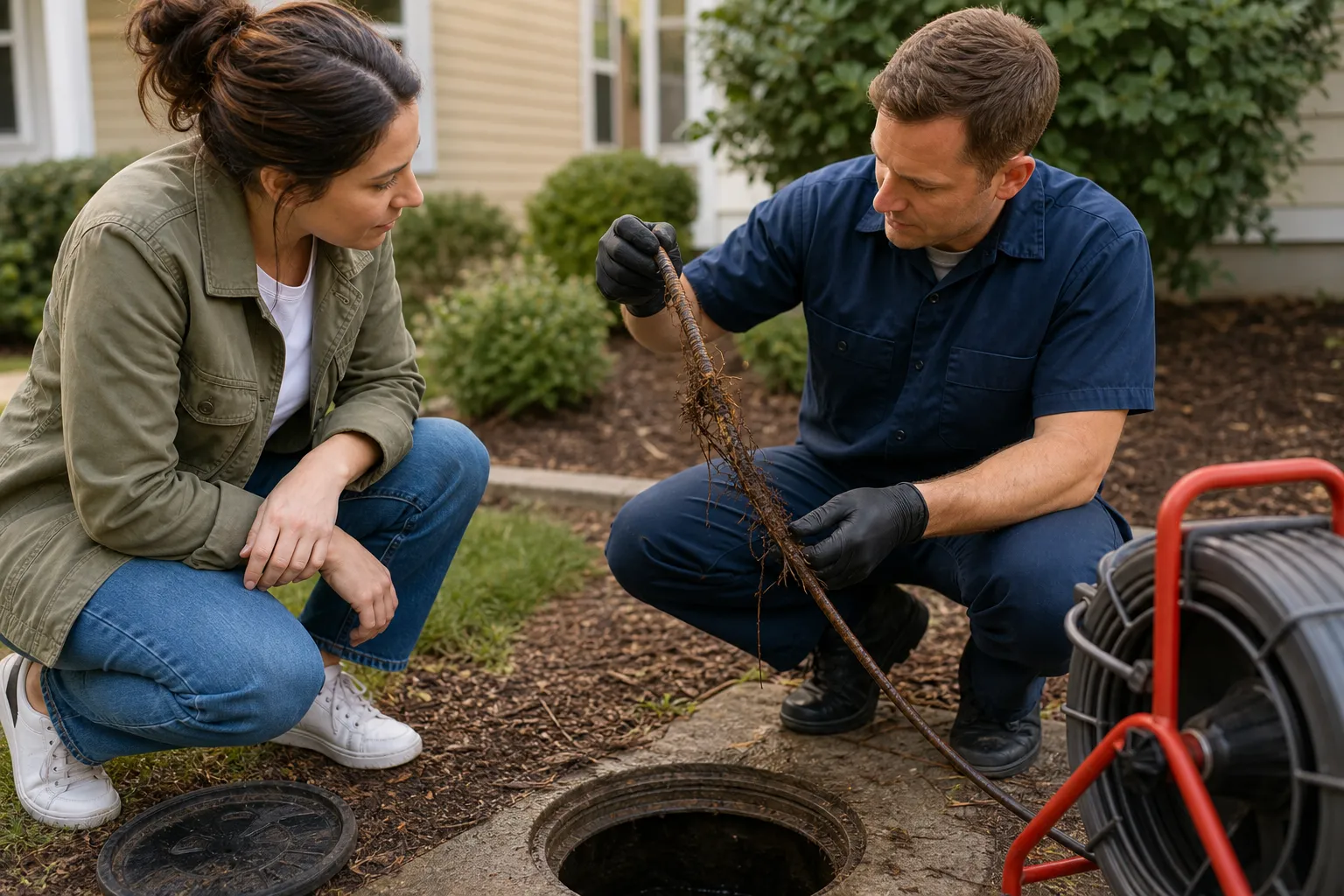 Clear sewer roots before they cause bigger trouble