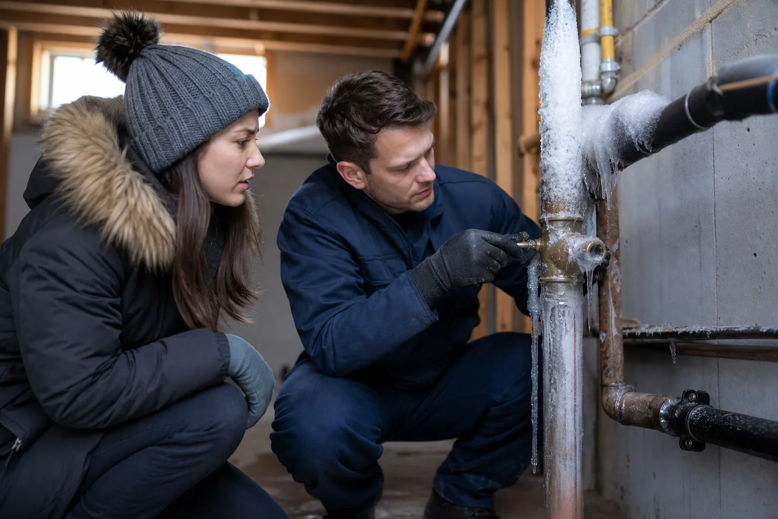 Frozen pipe