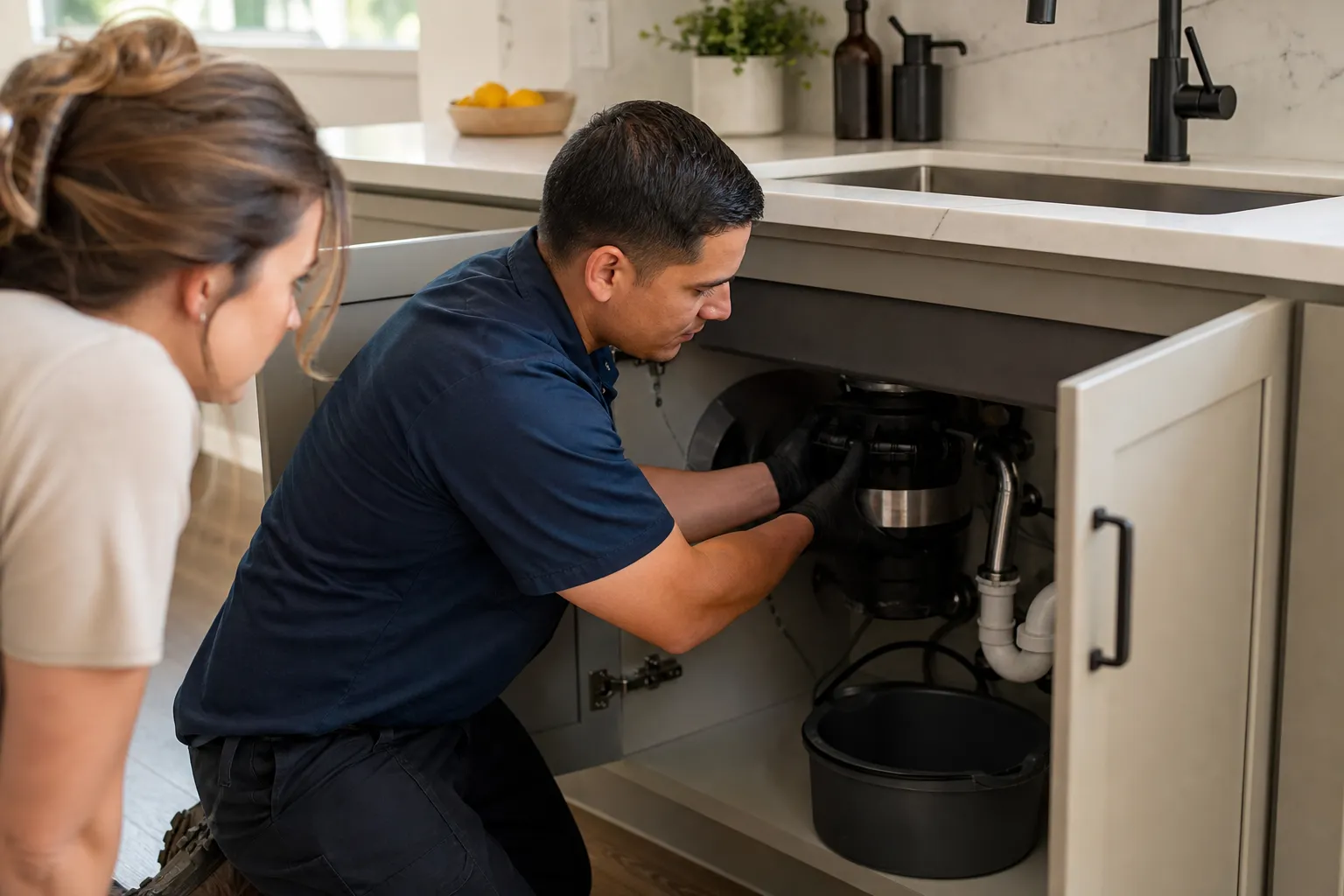 Fast help for a failing disposal