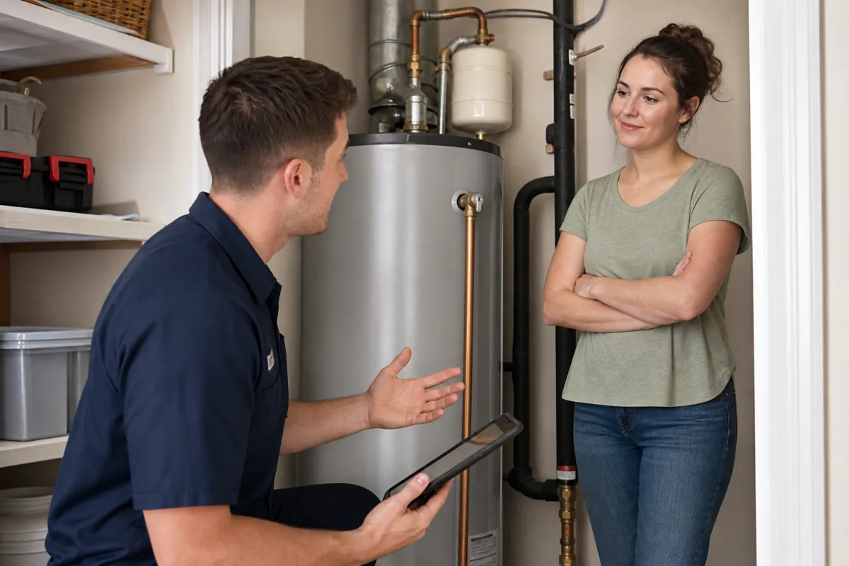 Water heater service with no surprises