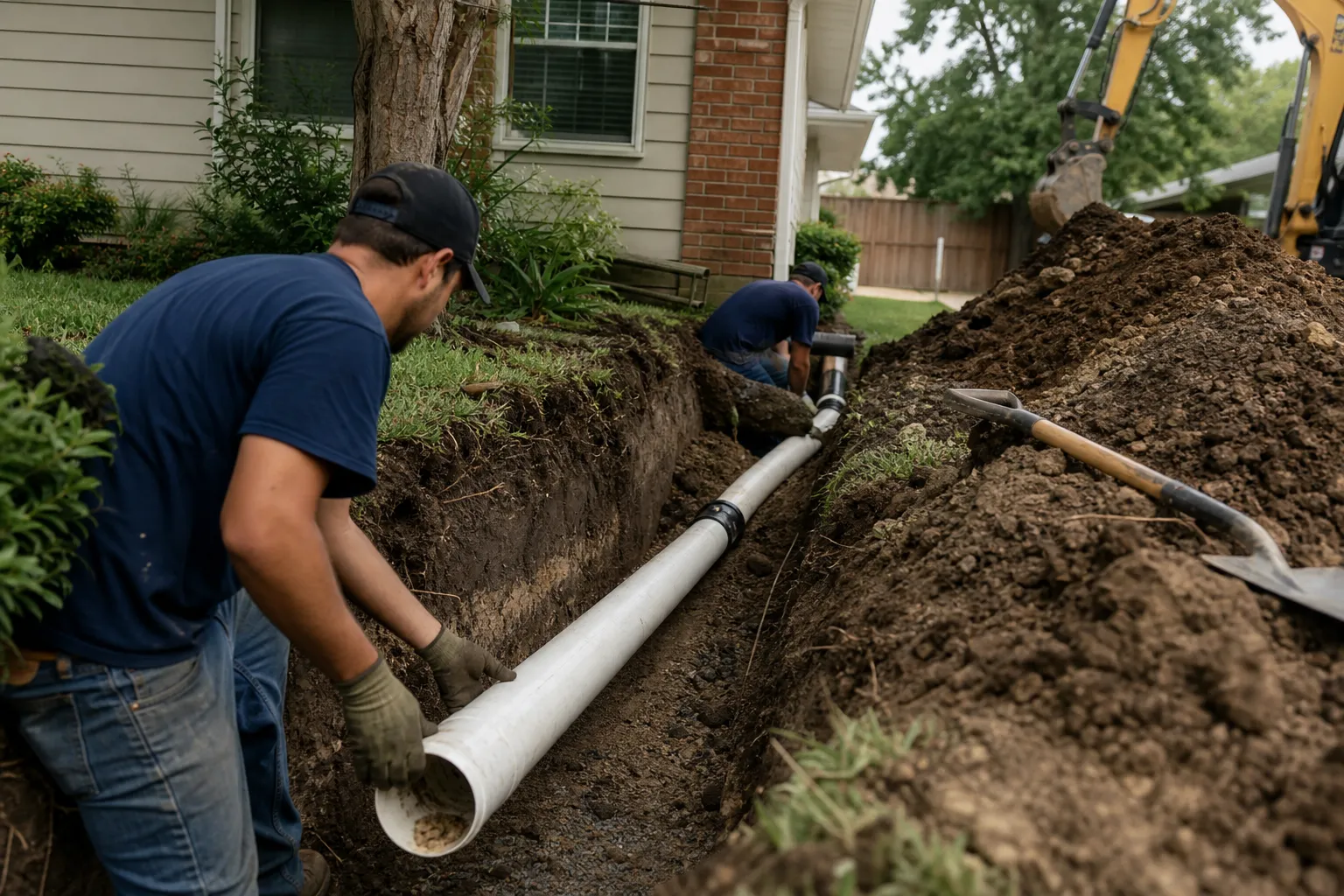 When the sewer line can’t be patched