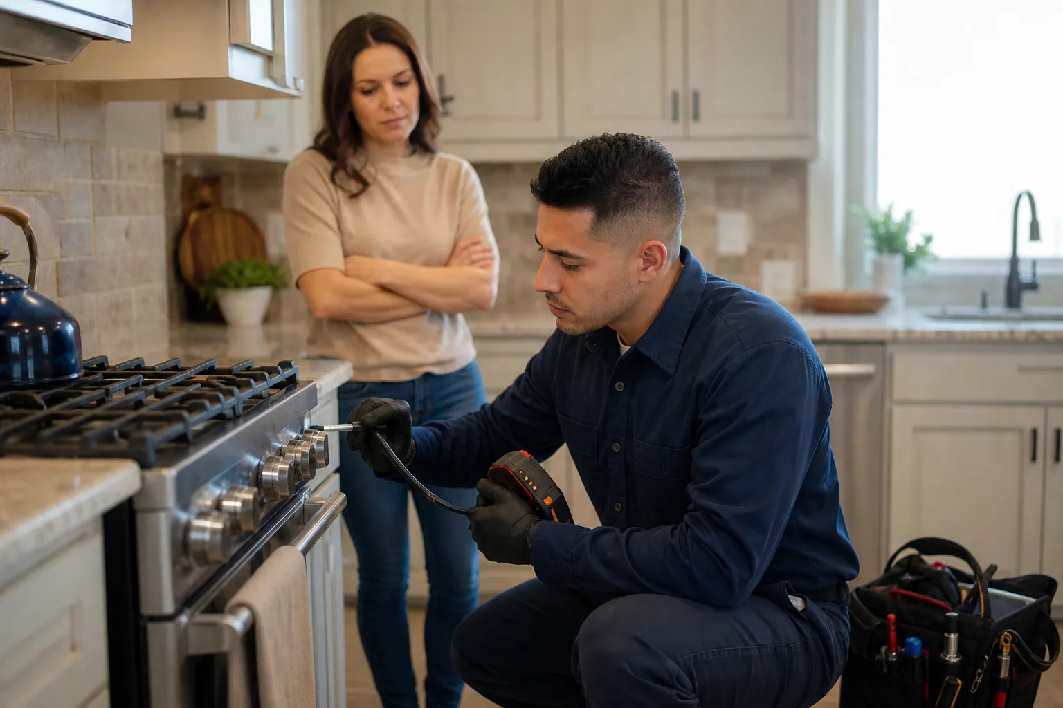 Take a suspected gas leak seriously