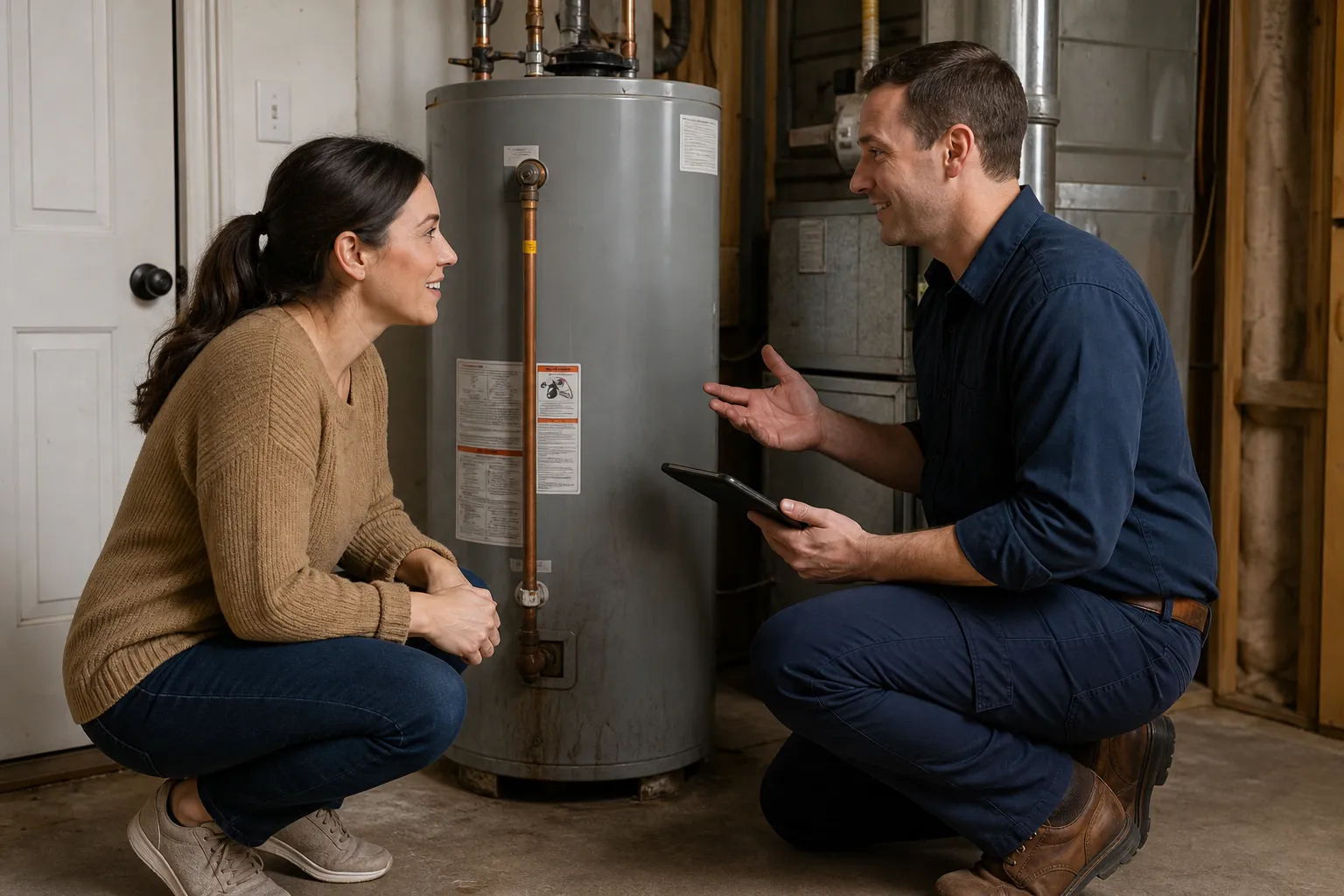 Aging water heater